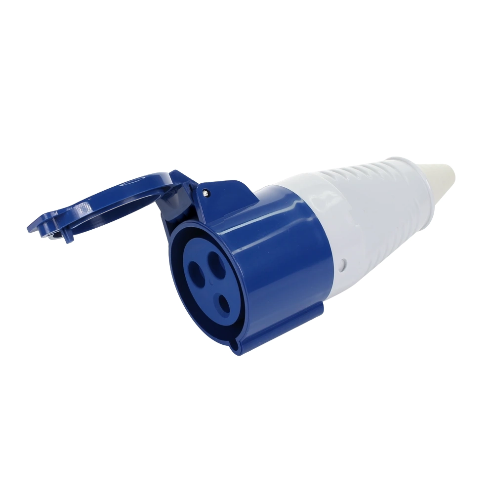 240V 32 Amp (Blue) Coupler Trailer Socket Premium
