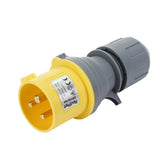 110V 16Amp (Yellow) Plug - Twist Lock