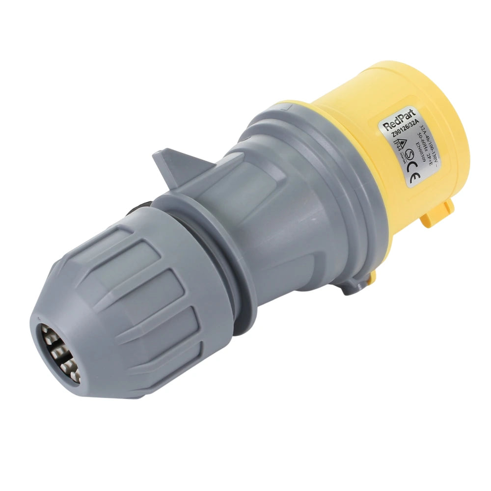 110V 32Amp (Yellow) Plug - Twist Lock