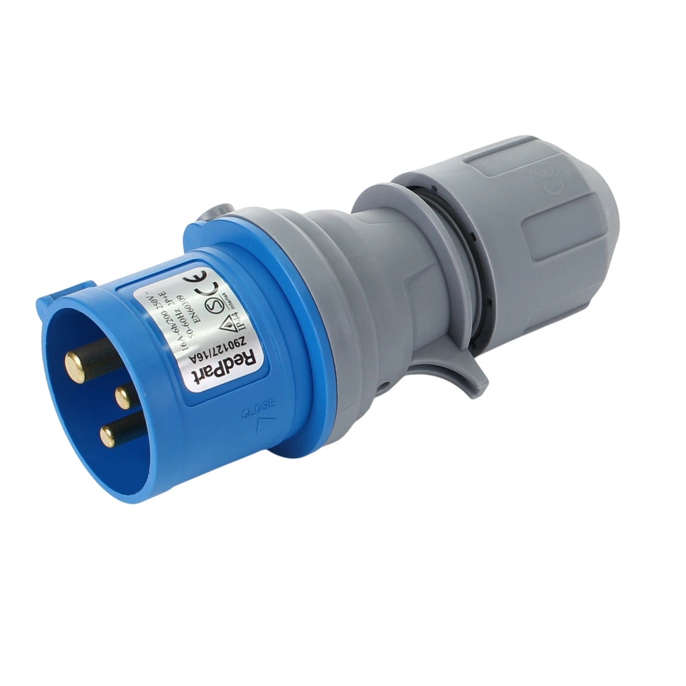 240V 16Amp (Blue) Plug - Twist Lock