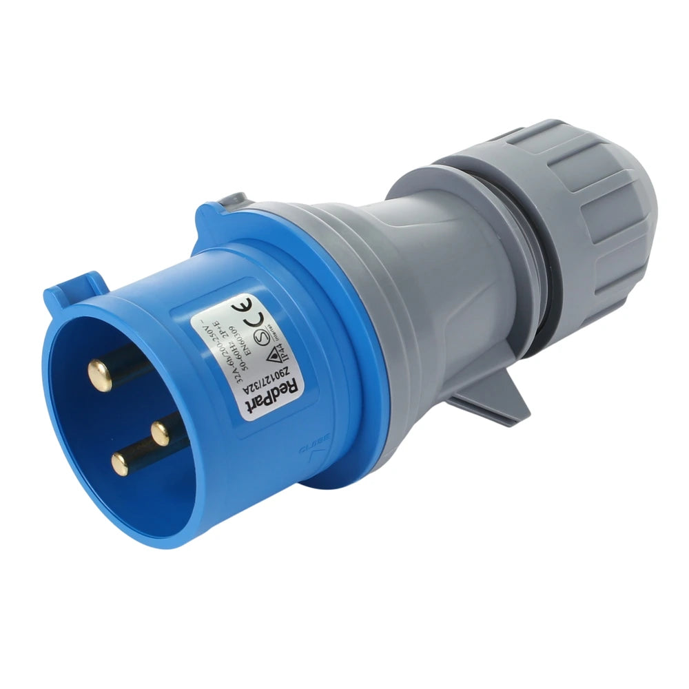 240V 32Amp (Blue) Plug - Twist Lock