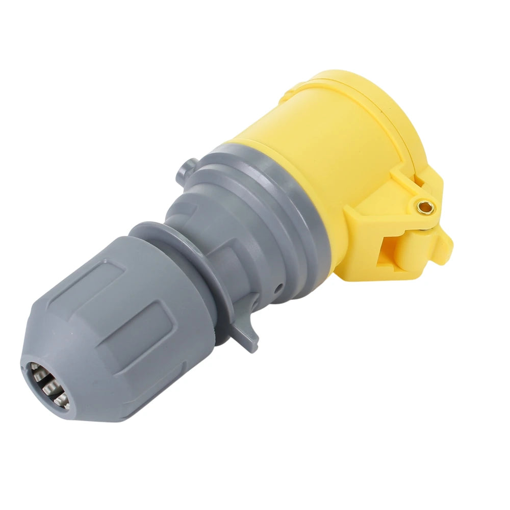 110V 16 Amp (Yellow) Coupler Trailing Socket - Twist Lock