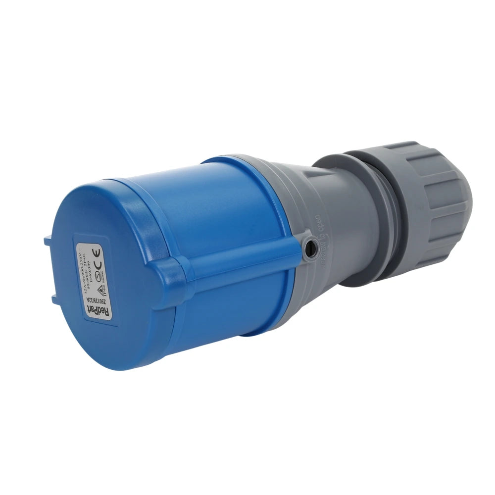 240V 32 Amp (Blue) Coupler Trailing Socket - Twist Lock