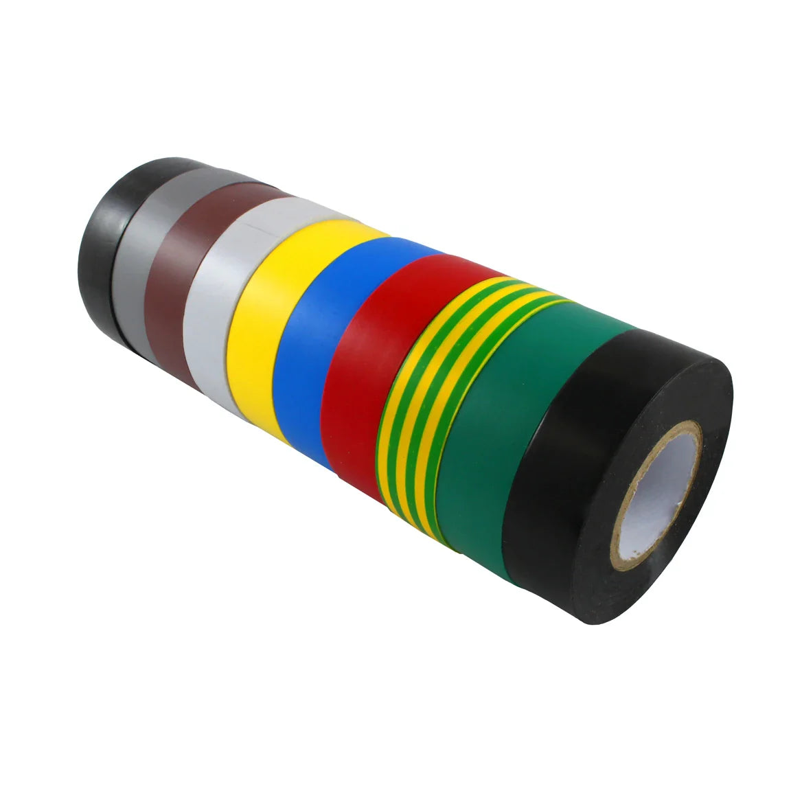 Assorted Coloured PVC Tape (Qty 10)