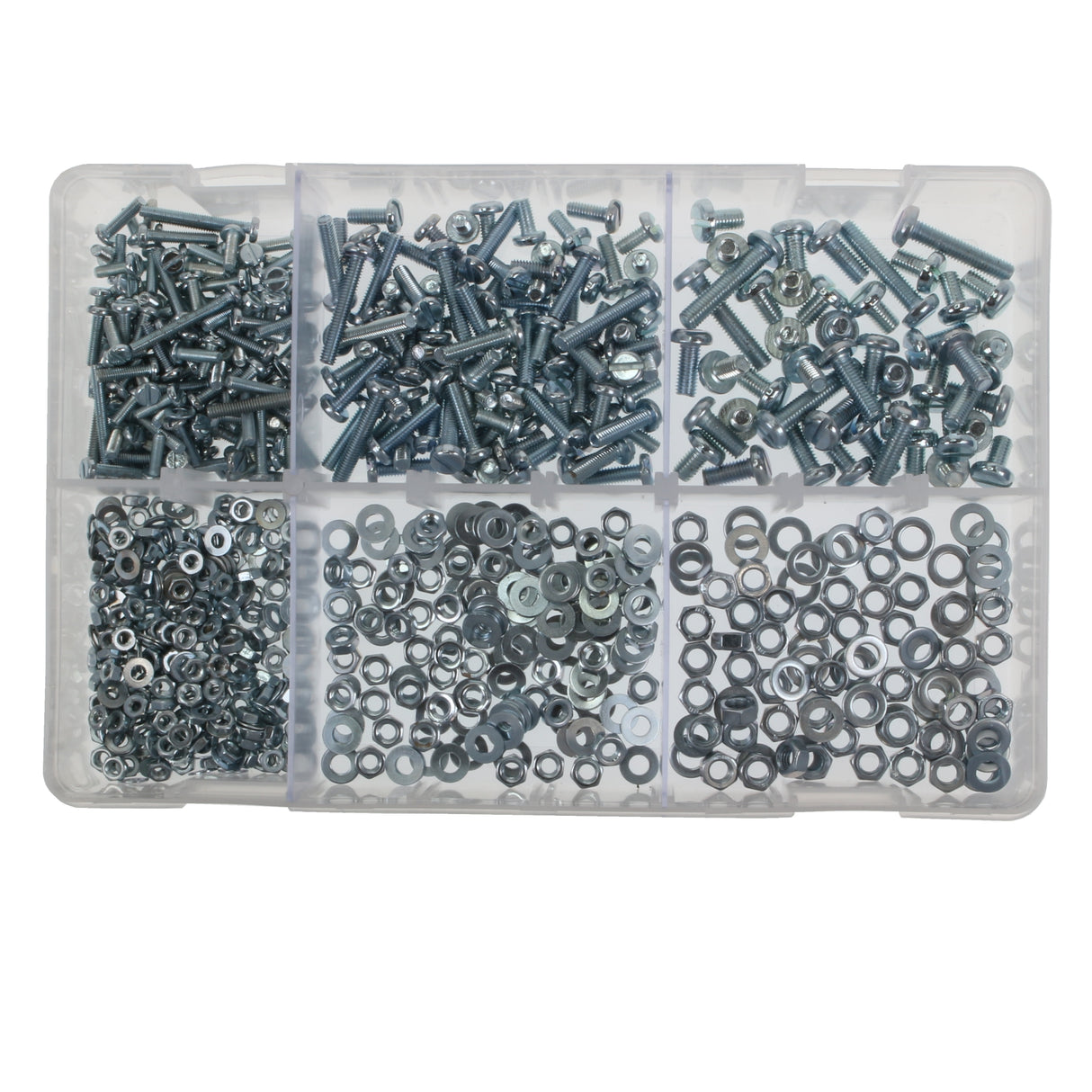Machine Screws, Nuts and Washers - 840pcs