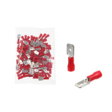 Red Male Tab Terminal 6.3mm Qty 100