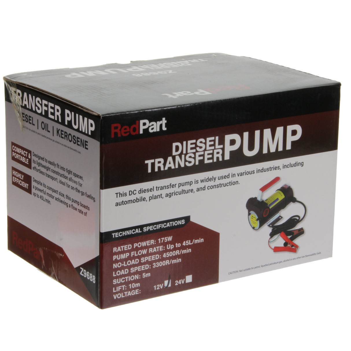 12V Diesel  Transfer Pump ***** MUST NOT BE USED FOR PETROL *****