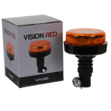 Vision Red 'Vivid' 12-24V Flexible Stem Compact Beacon