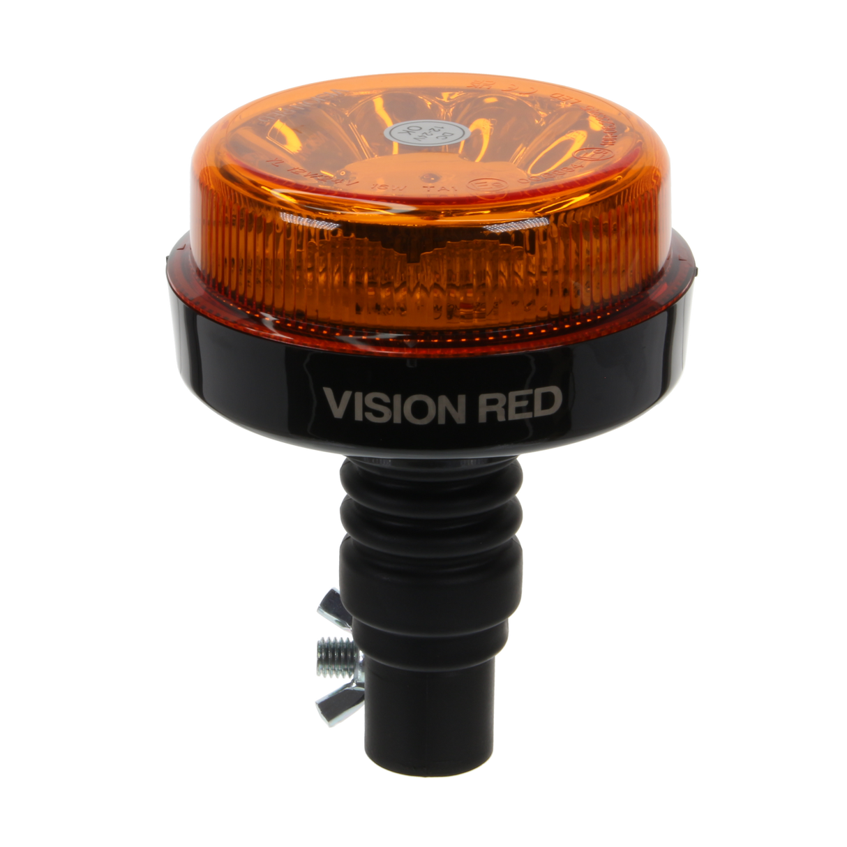 Vision Red 'Vivid' 12-24V Flexible Stem Compact Beacon