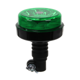 Vision Red 'Vivid' 12-24V Flexible Stem Compact Beacon with Green Lens