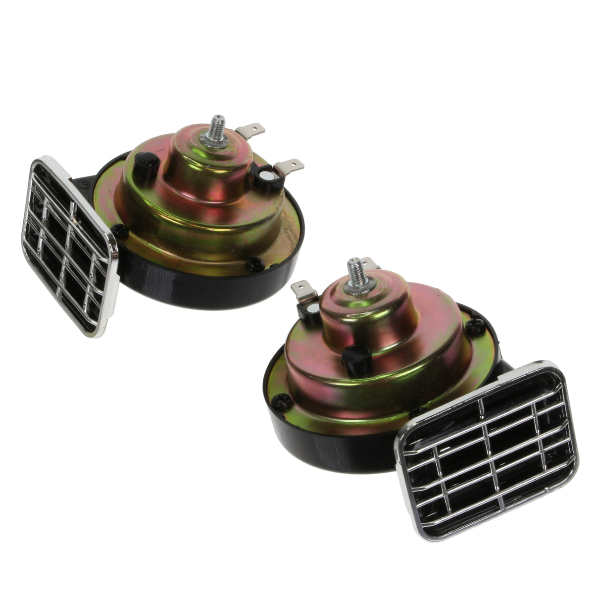 12V High Note Single/Twin Terminal Electromagnetic Horn with fitting Kit and Mounting Bracket