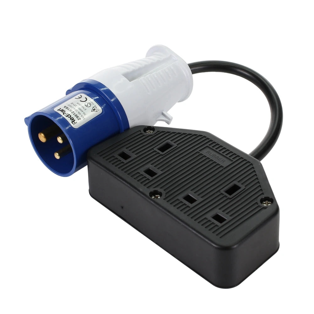 16A - 13A Fly Lead Converter (Double)