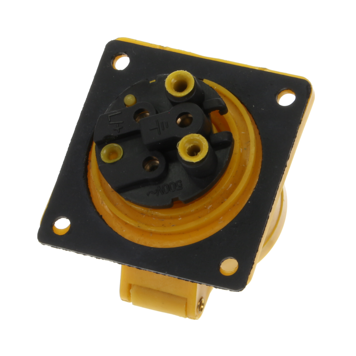 16A Panel Socket 110V Yellow