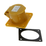 16A Panel Socket 110V Yellow