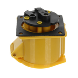 110V PANEL SOCKET - 32amp Yellow