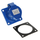 240V 16 Amp Panel Socket Blue